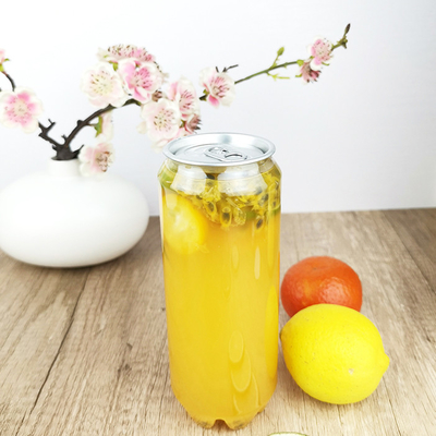 500ml τα σαφή πλαστικά εμπορευματοκιβώτια της PET βαθμού τροφίμων με μπορούν καπάκια να αρμέξουν τα ποτά