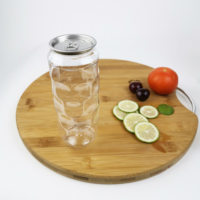 500ml τα κενά σαφή βάζα εμπορευματοκιβωτίων της PET με το εύκολο τράβηγμα καλύπτουν τους πιεσμένους στο κρύο χυμούς