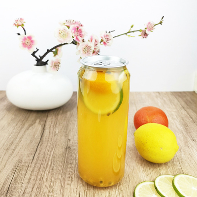 500ml πλαστικά βάζα εμπορευματοκιβωτίων χυμού της PET μπουκαλιών αποθήκευσης χυμού με την εύκολη κάλυψη τραβήγματος