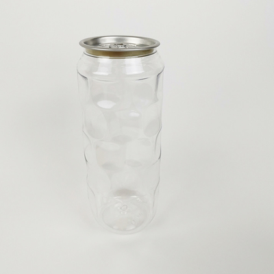 500ml διαφανή μπουκαλιών νερό πιεσμένα στο κρύο βάζα πλαστικών εμπορευματοκιβωτίων χυμών κενά