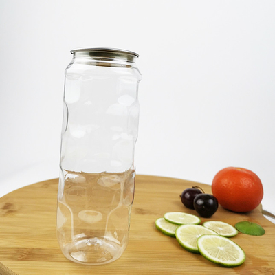 Πλαστικά 0.5L τσαγιού βάζα εμπορευματοκιβωτίων τροφίμων γάλακτος με την εύκολη κάλυψη τραβήγματος