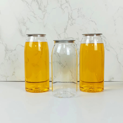 500ml πλαστικά εμπορευματοκιβώτια αποθήκευσης της PET για την αποθήκευση του πιεσμένου στο κρύο χυμού γάλακτος τσαγιού